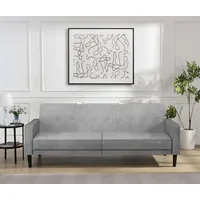dorel home Schlafcouch 100% Polyester 3-Sitzer Grau