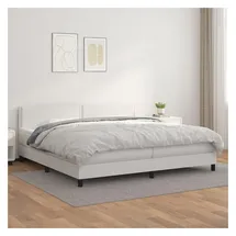 vidaXL Boxspringbett 200 x 200 cm Weiß