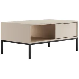 raumhirsch furniture Couchtisch Austin Schwarz Holzwerkstoff 60 x 45 x 100 cm