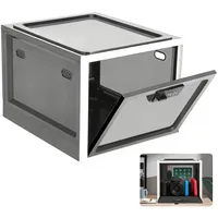 Box mit Schloss für Kühlschrank Lebensmittel, Abschließbare Durchsichtige Box, Große Schließbox mit Zahlenschloss für Kühlschrank Lebensmittel, Snack, Handys, Lebensmittel und Medikamente Sowie