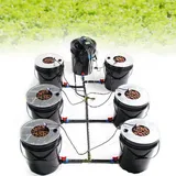 Gojoy DWC Grow System Kit, 20L x 7 Bucket Indoor Hydroponic Anzucht-System