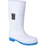 PORTWEST Total-Sicherheitsgummistiefel S5, Größe: 42, Farbe: Weiß, FW95WHR42