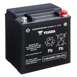 YUASA YIX30L 12V 30Ah 400A Starterbatterie 32Ah