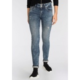 LTB Slim-fit-Jeans »MOLLY HIGH SMU«, mit sehr schmalem Bein und hoher Leibhöhe, blau
