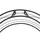 Relaxdays Rosenbogen mit Vogel 255 x 137 x 39 cm Schwarz