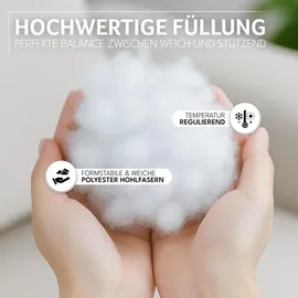 Gentle North Kissen 80 x 80 cm Weiß