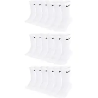 Nike Everyday Cushioned Crew-Trainingssocken White/Black 34-38