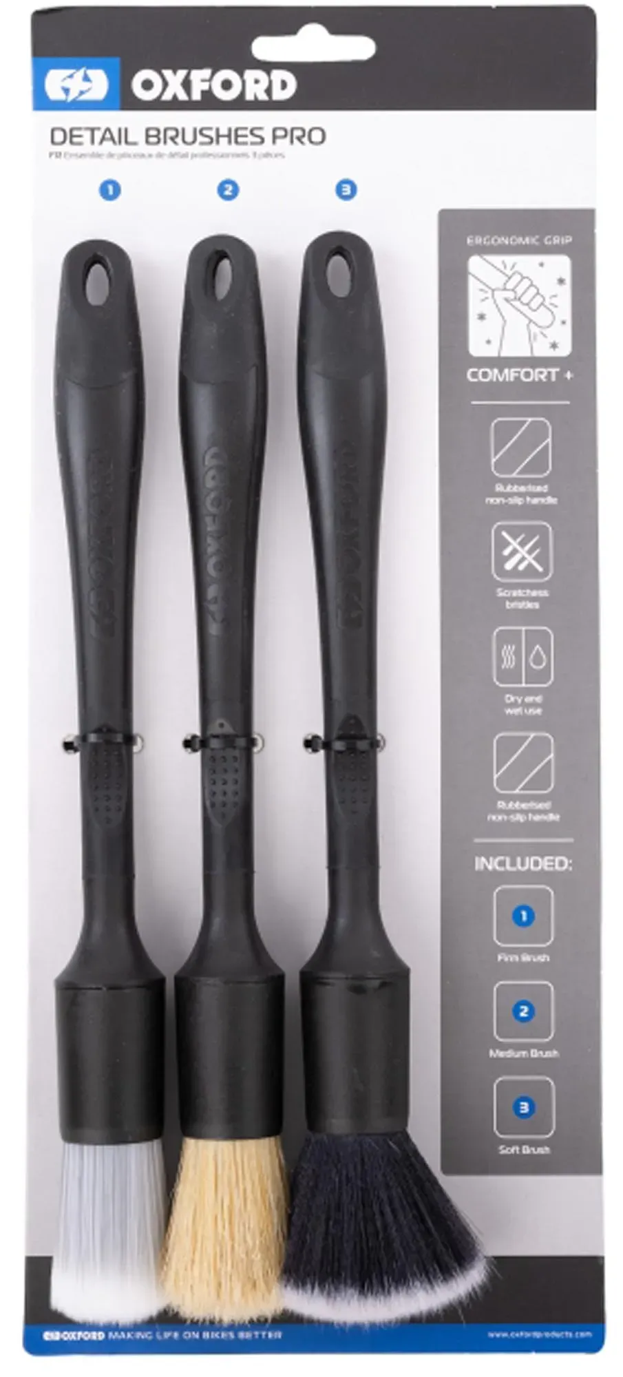 Oxford Pro Detailbürsten Set
