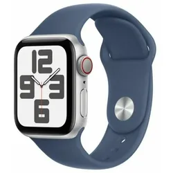 Herrenuhr Apple MXGF3QL/A Blau Silberfarben