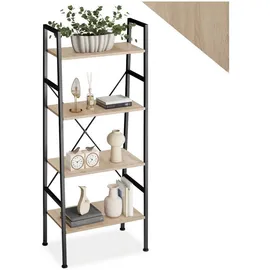 Tectake tectake® Leiterregal castle 57,5 x 35,5 x 139cm,