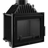 Kamineinsatz Gusseisen MAJA DECO 8 kW Ø 180 - Schwarz