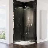 Schulte Duschrückwand Hochglanz Stein Anthrazit 100 x 255 cm