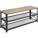 Tectake Schuhregal 101 x 30,5 x 45,5 cm braun / Eiche Sonoma