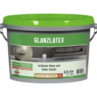 HORNBACH Latexfarbe Glanzlatex weiß 2,5 l