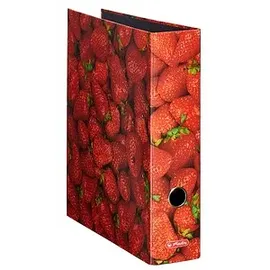 Herlitz maX.file Motivordner Erdbeere DIN A4 80 mm Rot 1 St.
