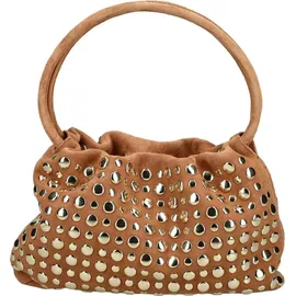 Jeffrey Campbell Henkeltasche Veloursleder Tan