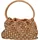 Jeffrey Campbell Henkeltasche Veloursleder Tan
