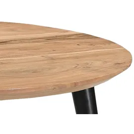 möbelliebling Runder Esszimmertisch 105 x 77 cm Akazie naturfarben