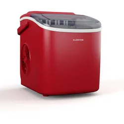Caldwell Eiswürfelmaschine   12 kg Eiswürfel/Tag   vollautomatisch   LED-Anzeige   leichte Reinigung Rot 1.3 Liter