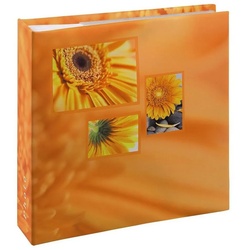 Hama Fotoalbum Memo-Album, für 200 Fotos im Format 10×15 cm, Orange Fotoalbum „Singo“ orange
