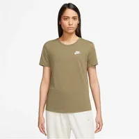 Nike Sportswear Club Essentials T-Shirt Damen 297 parachute beige