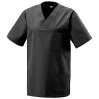 Exner Petguard EXNER Medizinischer Schlupf-Kasack, OP-Kasack, Unisex, für Krankenpflege, Altenpflege, Farbe schwarz, Größe 5XL - 5XL