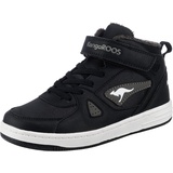 KangaROOS Unisex Kalley Ii Ev Sneaker, Jet Black Steel Grey, 35 EU