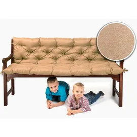 sunnypillow Bankauflage 110 x 50 x 50 cm beige 1 St.