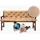 sunnypillow Bankauflage 110 x 50 x 50 cm beige 1 St.