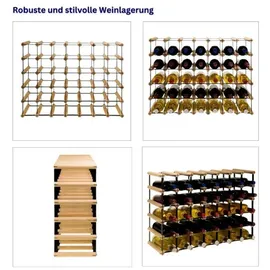 Proregal Weinregal 52,5 x 72,5 x 24,5 cm Natur