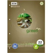 Staufen Ringbucheinlage Green, 040770022 DIN A4, 70g, kariert, 50Bl