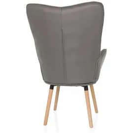 hjh living Sessel HAVENIO I Stoff Grau