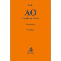 C.H. Beck Verlag Abgabenordnung. AO