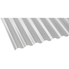 Gutta PC Profilplatte Wabe Sinus 76/18 200 x 104,5 cm klar