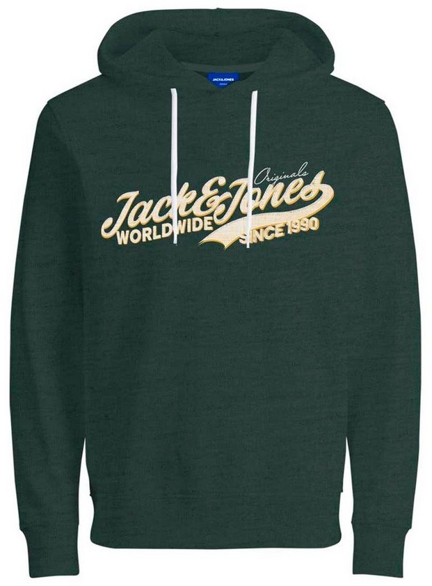 Jack & Jones Hoodie Hoodie Mel Kapuzensweatshirt (1-tlg) grün M
