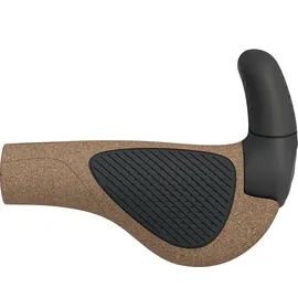 Ergon GP2 Evo Biokork Fahrradgriffe schwarz/braun 130,5 mm