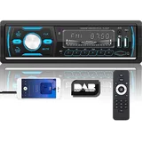 Hikity DAB+ Autoradio mit Bluetooth 1 DIN Digital Media Player Autoradio (Digitalradio (DAB), 200,00 W, Digital, Fernsteuerung) schwarz