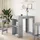 vidaXL Bartisch 102 x 70 x 103,5 cm Grau