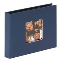 walther design Mini-Einsteck-Fotoalbum Fun 12x17 dunkelblau MA353L