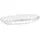 Guzzini - Servierschale "Dolcevita", Bio-Based Plastic, Mother of pearl, 38x19xh4,5, Durchsichtig,weiß