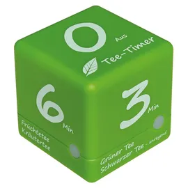 TFA Digitaler Tee-Timer Cube 60 x 60 mm grün