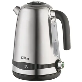 Zilan Edelstahl Wasserkocher 2200 W 40°C-100°C Kapazität: 1,7 L Digitale Temperaturanzeige Warmhaltefunktion