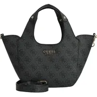 GUESS Calista 2 in 1 Mini Tote Coal Logo