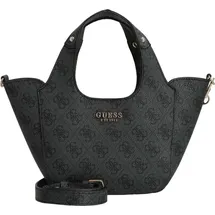 GUESS Calista 2 in 1 Mini Tote Coal Logo