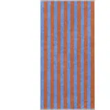 CAWÖ Bold Streifen Handtuch 50 x 100 cm blau/orange