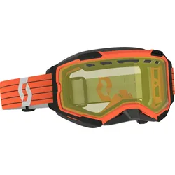 Scott Fury Orange/Graue Ski Brille, grau-orange für Männer