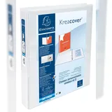 Exacompta Kreacover 25 mm Ringbuch PP (Polypropylen) A4 Maxi Weiß 54946E 10 Stück