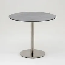 Niehoff Klapptisch Ø 121 x 74,5 cm Grau/Weiß