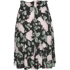 Buffalo Sommerrock Damen Blumenprint Schwarz/Rosa 34