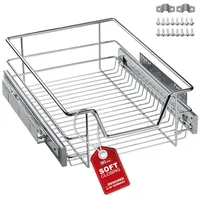 SO-Tech 40 cm Teleskopschublade SoftClose Vollauszug Kugelführung 20 kg